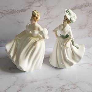 Royal Dulton Natalie & Margaret Figurines